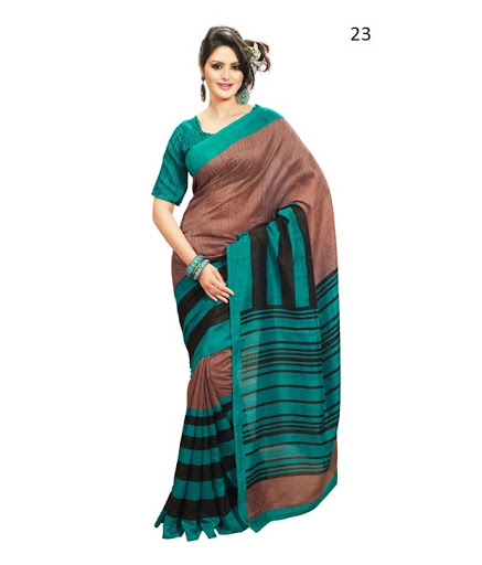 Good Looking Fancy Bhagalpuri Silk Saree