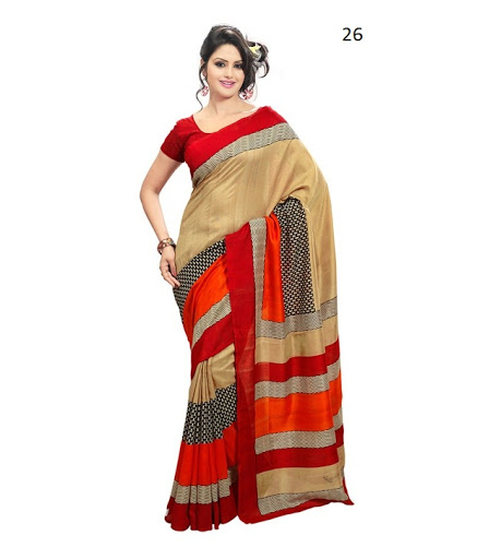 New Stylish Collection Of Bhagalpuri Silk Saree