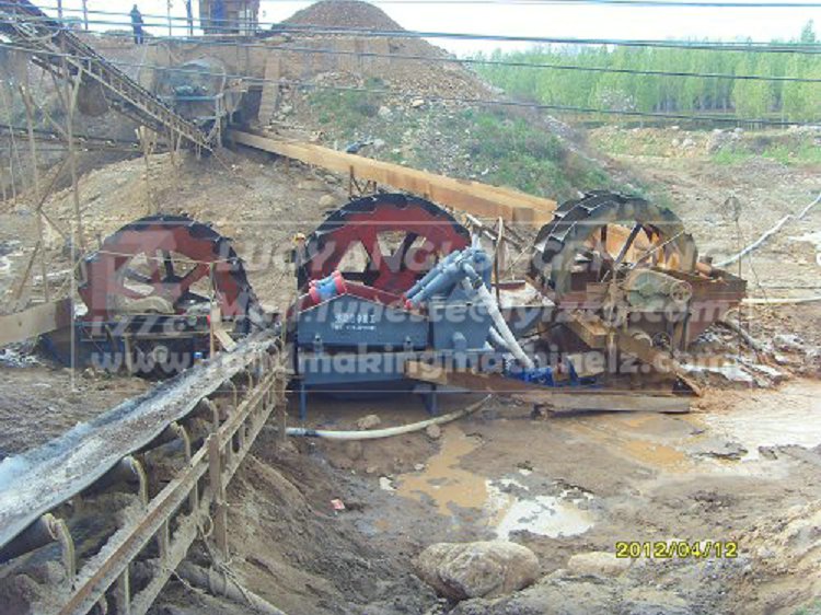 XSD sand washer working site