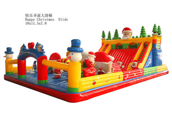 CE Certificate 0.55mm PVC tarpaulin inflatable funland(IF-012)