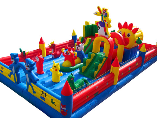 CE Certificate 0.55mm PVC tarpaulin inflatable funland(IF-016)