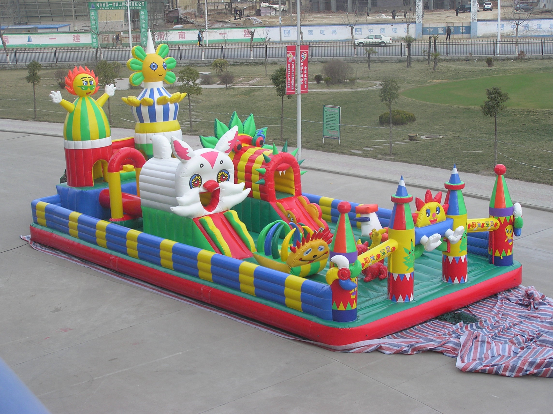 LYSUNNY CE Certificate inflatable fun city(IF-026)