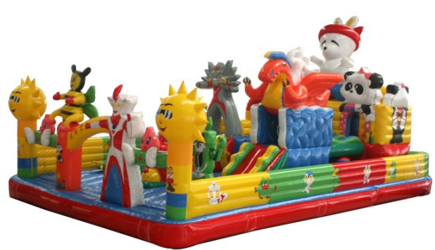 LYSUNNY CE Certificate happy camp inflatable fun city(IF-034)