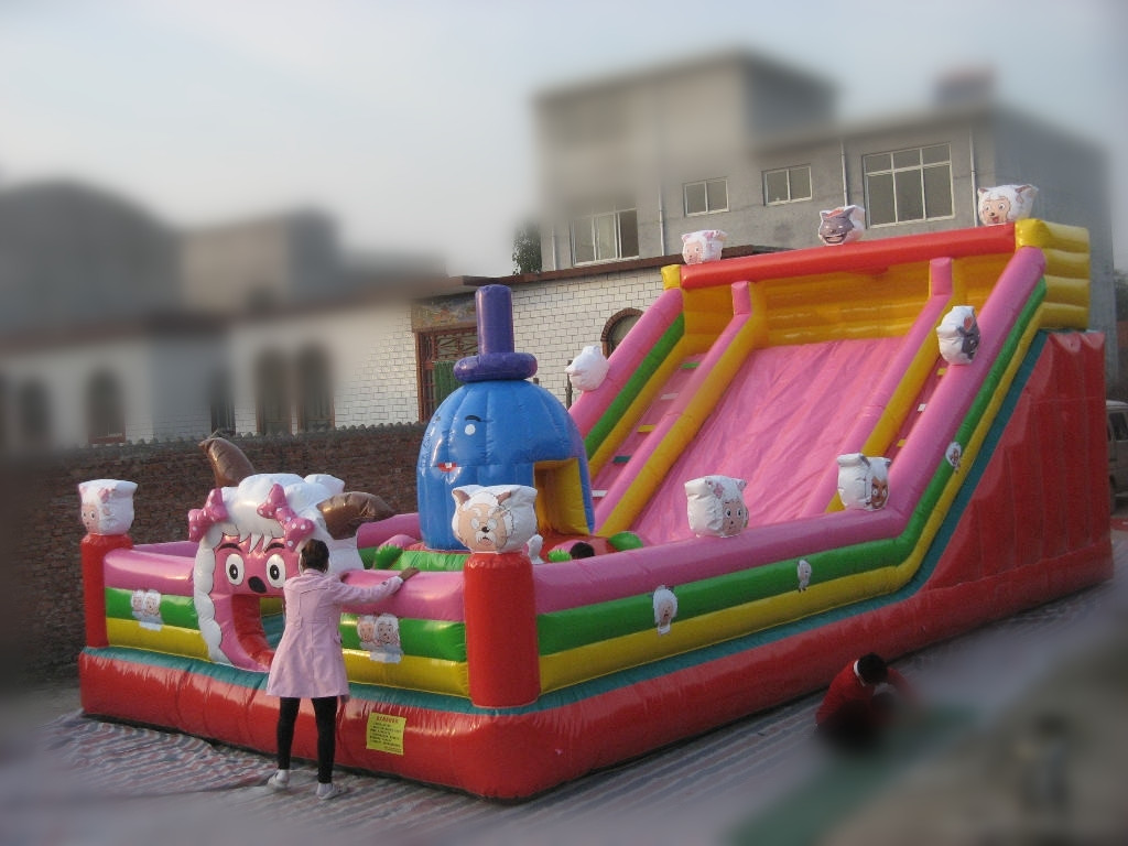 LYSUNNY CE Certificate yellow inflatable fun city(IF-040)