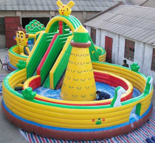 LYSUNNY CE Certificate yellow inflatable fun city(IF-010)