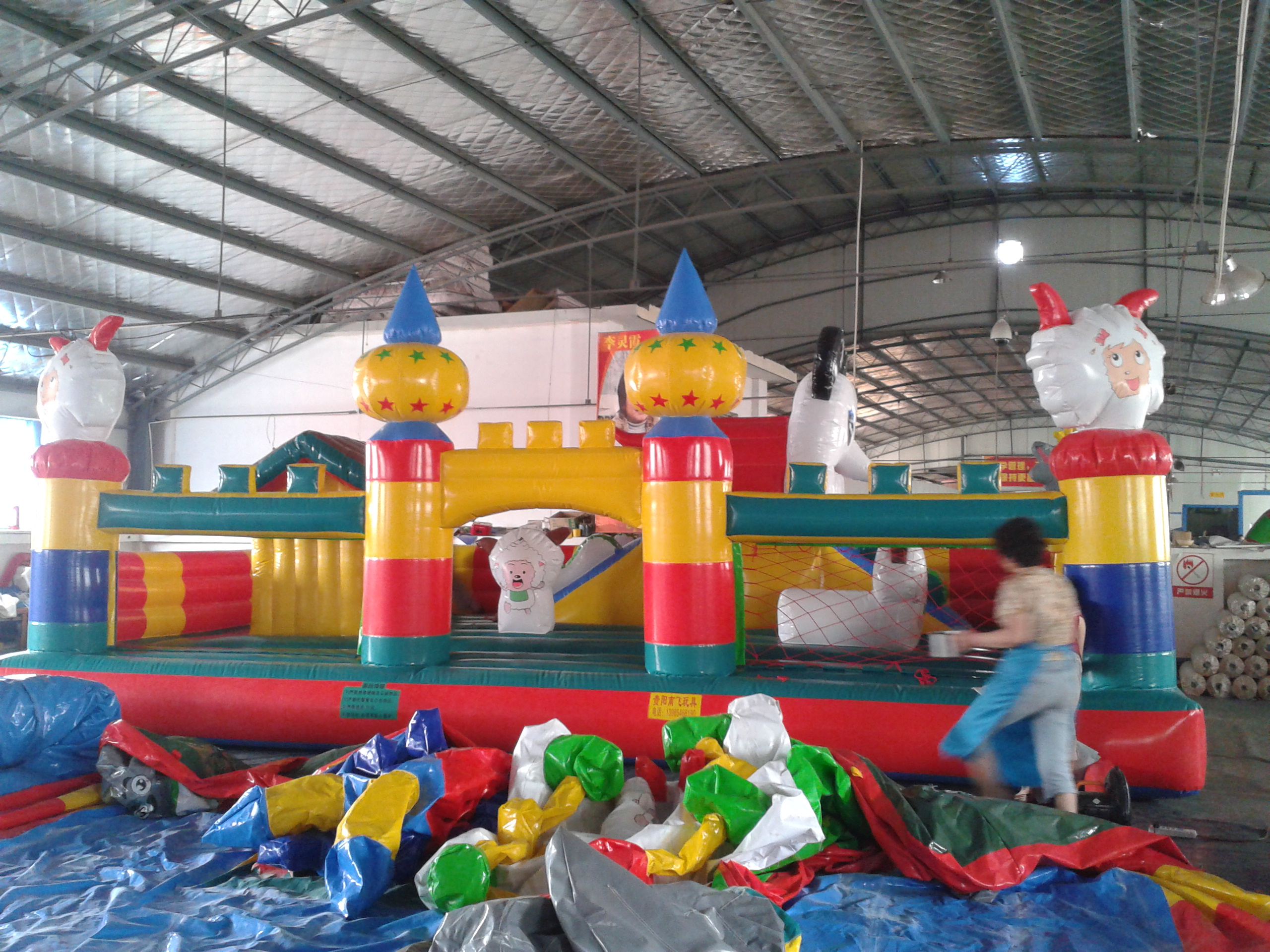 LYSUNNY CE Certificate inflatable funland slide(IF-060)