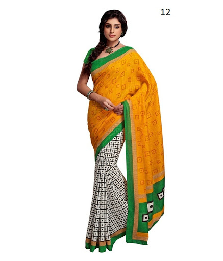 Indian Wear Printed Art Silk Saree