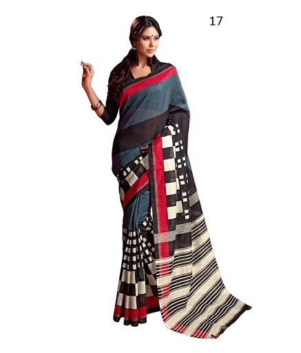 Printed Art Silk Saree