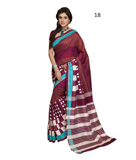 Beautiful Printed Art Silk Saree