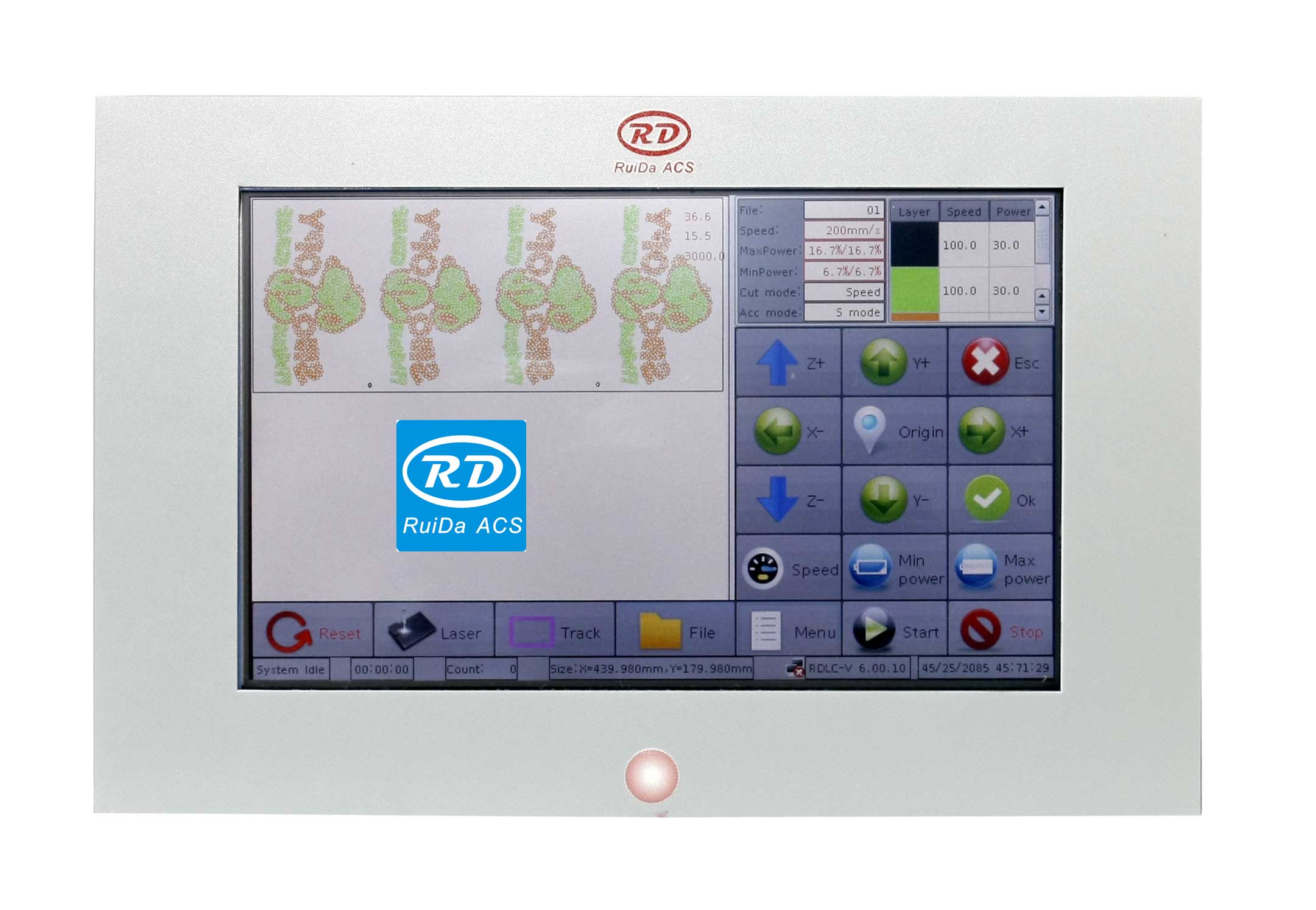 RuiDa laser cutting engraving control system RuiDa RDC6344G
