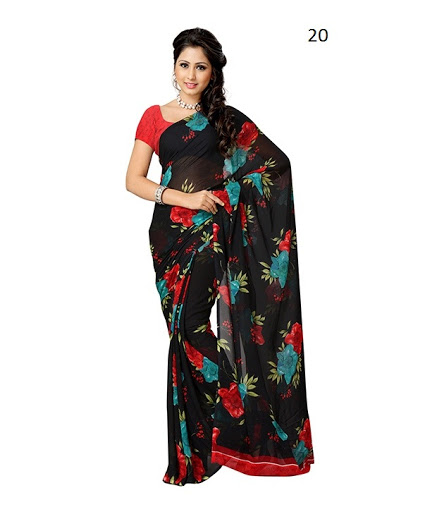 Wholesalers Of Georgette Saree