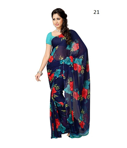 Online Shopping Of Georgette Saree