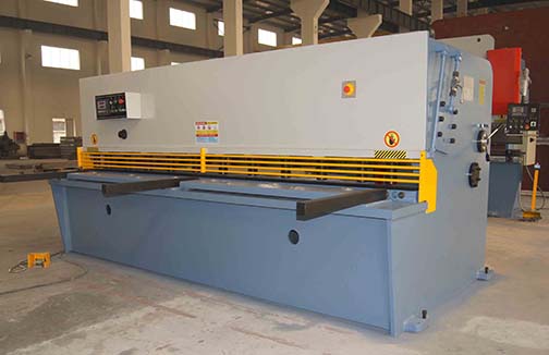 QC12Y hydraulic swing beam shear, shearing machine