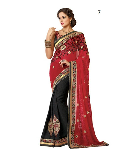 Impressive Fashionable Wedding Wear Saree