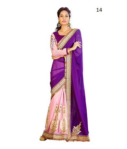 Beautiful Designer Stylish Georgette Saree
