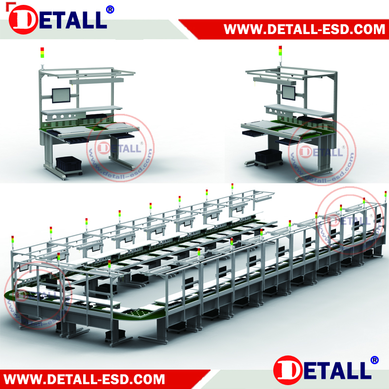 hot esd adjustable industrial furniture
