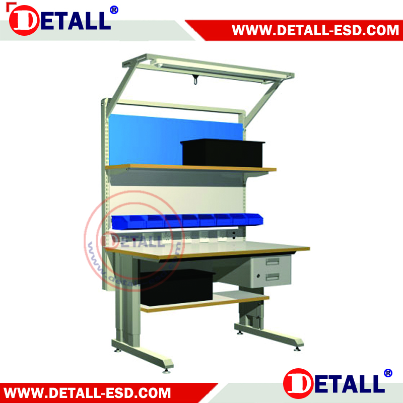 ESD workbench for electronics repairing with Germany standard outlet