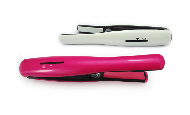 Cordless mini hair straightener