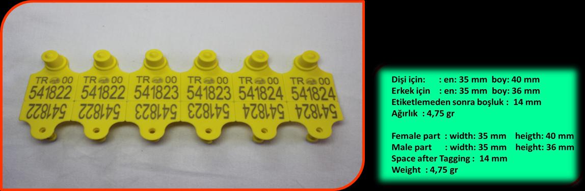 SHEEP GOAT AND PÄ°G EAR TAGS
