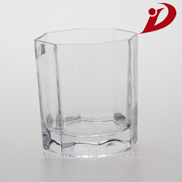 glass drinking beer cup / glass beer cup with handle