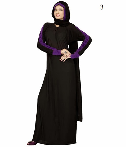 Classic Black Designer Burqa