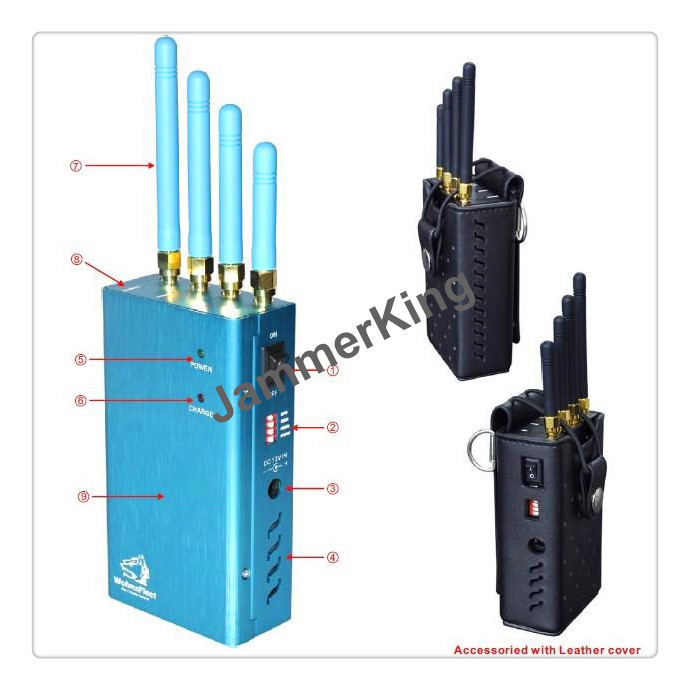 Full-Function Handheld GPS tracking system Jammer