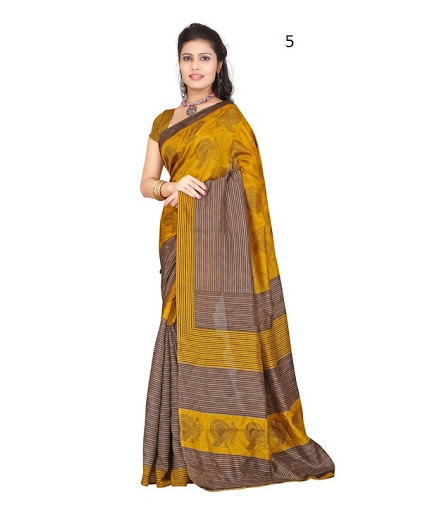 Fancy Silk Printed Saree