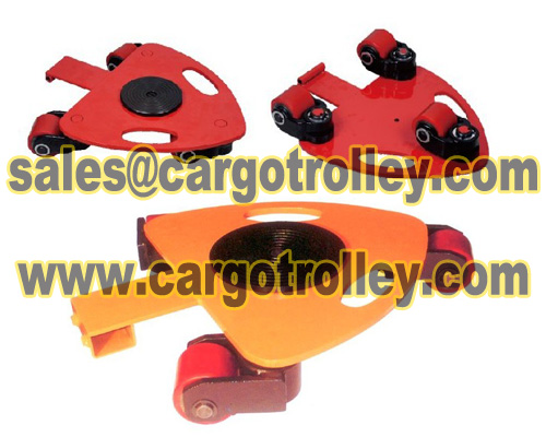 Rotating moving dolly advantage