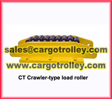 Moving roller skids with crawler type CT model