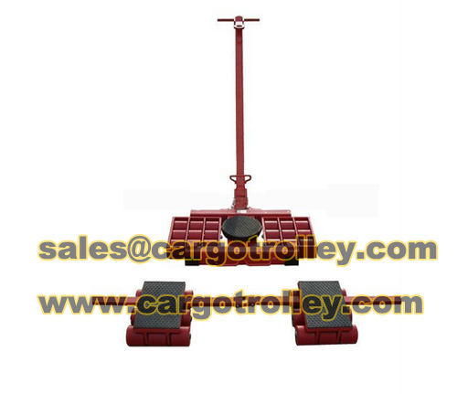 Steerable machinery skates with durable quality