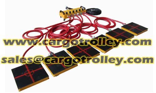 Air casters is one kind of material moving and handling tools
