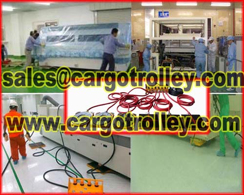 Air bearings casters can be customized as demand