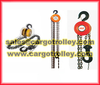 Chain pulley blocks