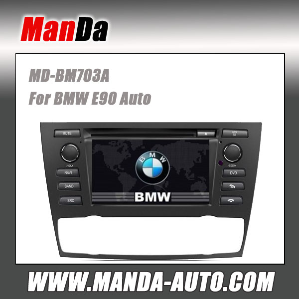 two 2 din car audio for BMW E90/E91/E92/ E93/ E81/E82 Auto A/C OEM car multimedia navigation system