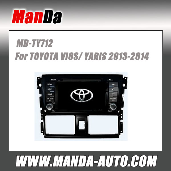 10.1 inch android Car Audio Video Gps 2 Din Car DVD Player with gps navigation For Toyota vios