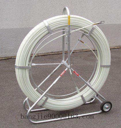 Portable wall duct rod