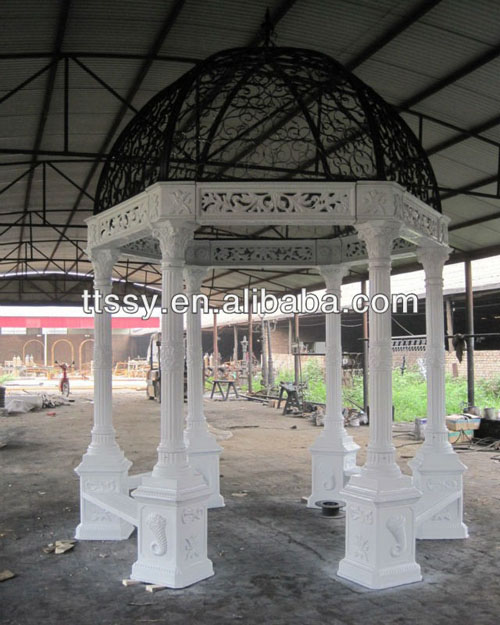 Wrought iron gazebo