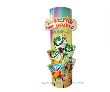 Custom Designed Automatic POP up Cardboard Totem Lama with Vivid Graphics printing