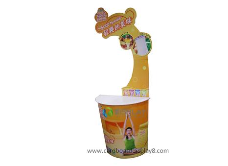 New Excellent Corrugated Cardboard Stand Up Displays For Food