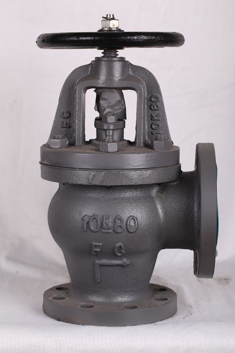 Marine Cast Iron Angle Valve JIS F7306 5k