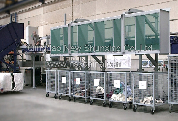 NSX-300 Sorting machine Fibersort system Clothes Sorting System