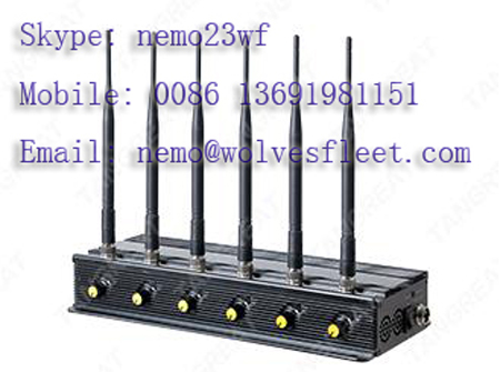 6 Bands Cellphone WiFi Handbag Jammer TG-101A6