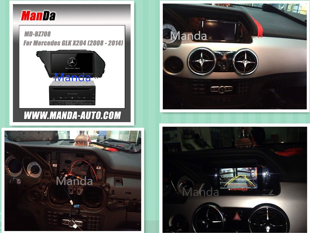 2 din car radio for Mercedes GLK X204 (2008-2014 ) car dvd gps multimedia system for Benz 2 din car