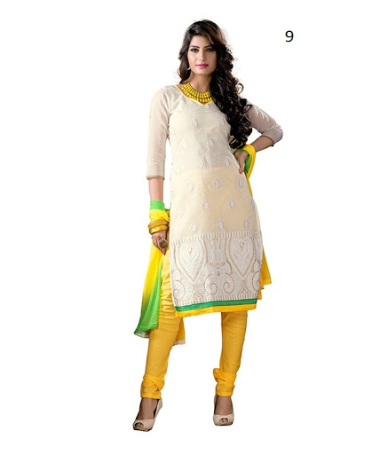 Crepe Fabric Dress Material