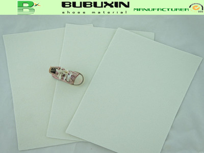 Chemical sheet for toe puff or back counter