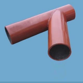 Abrasion resistant ceramic lined pipe