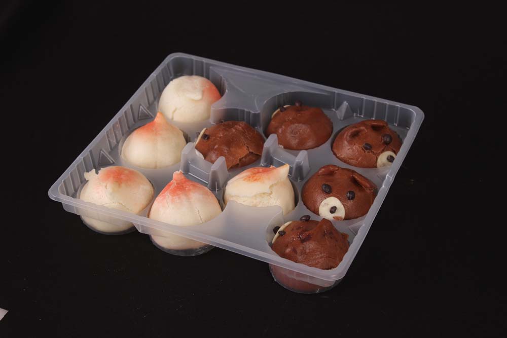 plastic food tray with dividers
