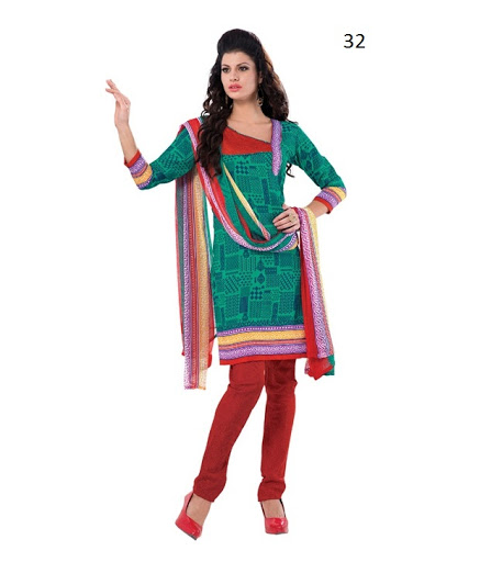 Fancy Crepe Dress Material