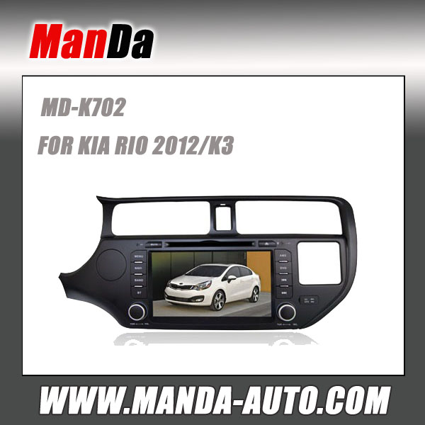 Manda Car audio for KIA RIO 2012/K3 Autoradio HD GPS DVD mp4 mp3 USB BLUETOOTH