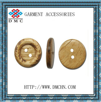 wooden button